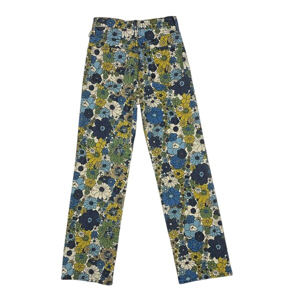 Mother Superior The Rambler Zip Ankle Jean 24 Dirt Bike Flowers NEW - Picture 2 of 12